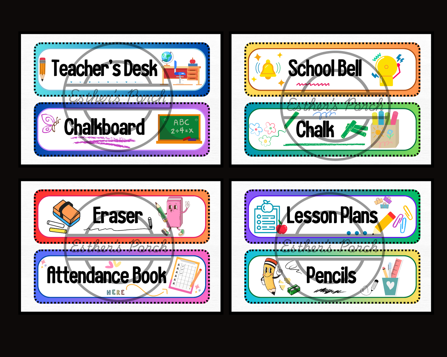 Organize & Play - 40 must have classroom labels