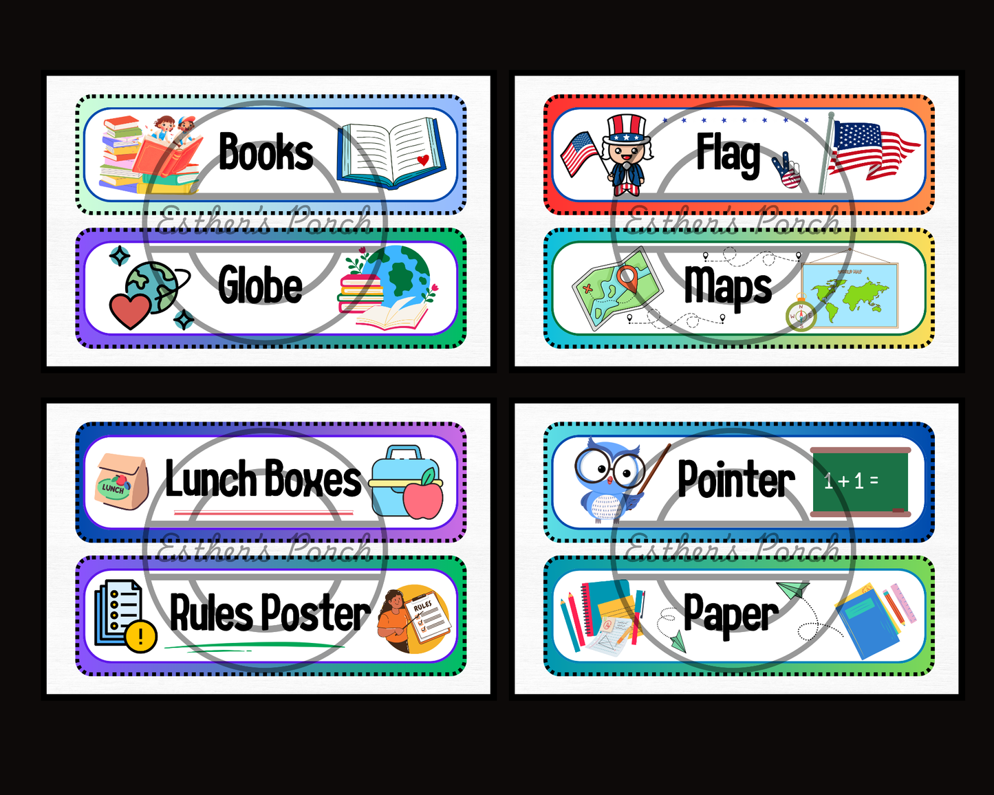 Organize & Play - 40 must have classroom labels