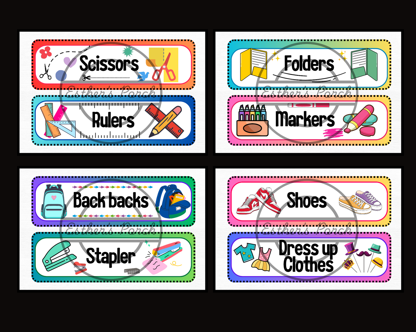 Organize & Play - 40 must have classroom labels
