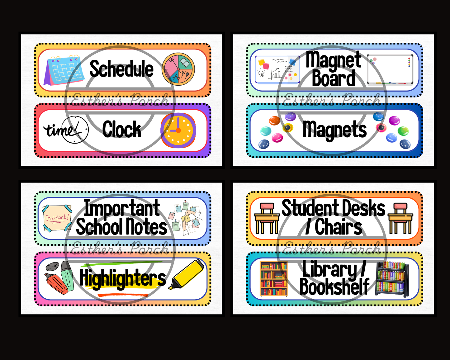 Organize & Play - 40 must have classroom labels