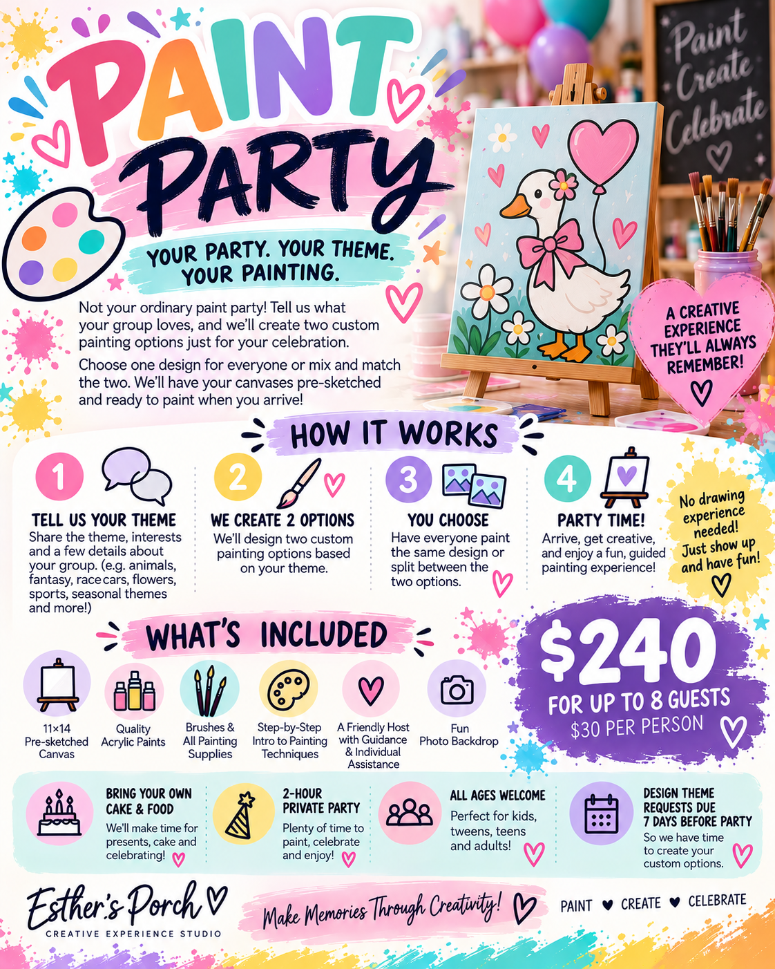 Custom Paint Party