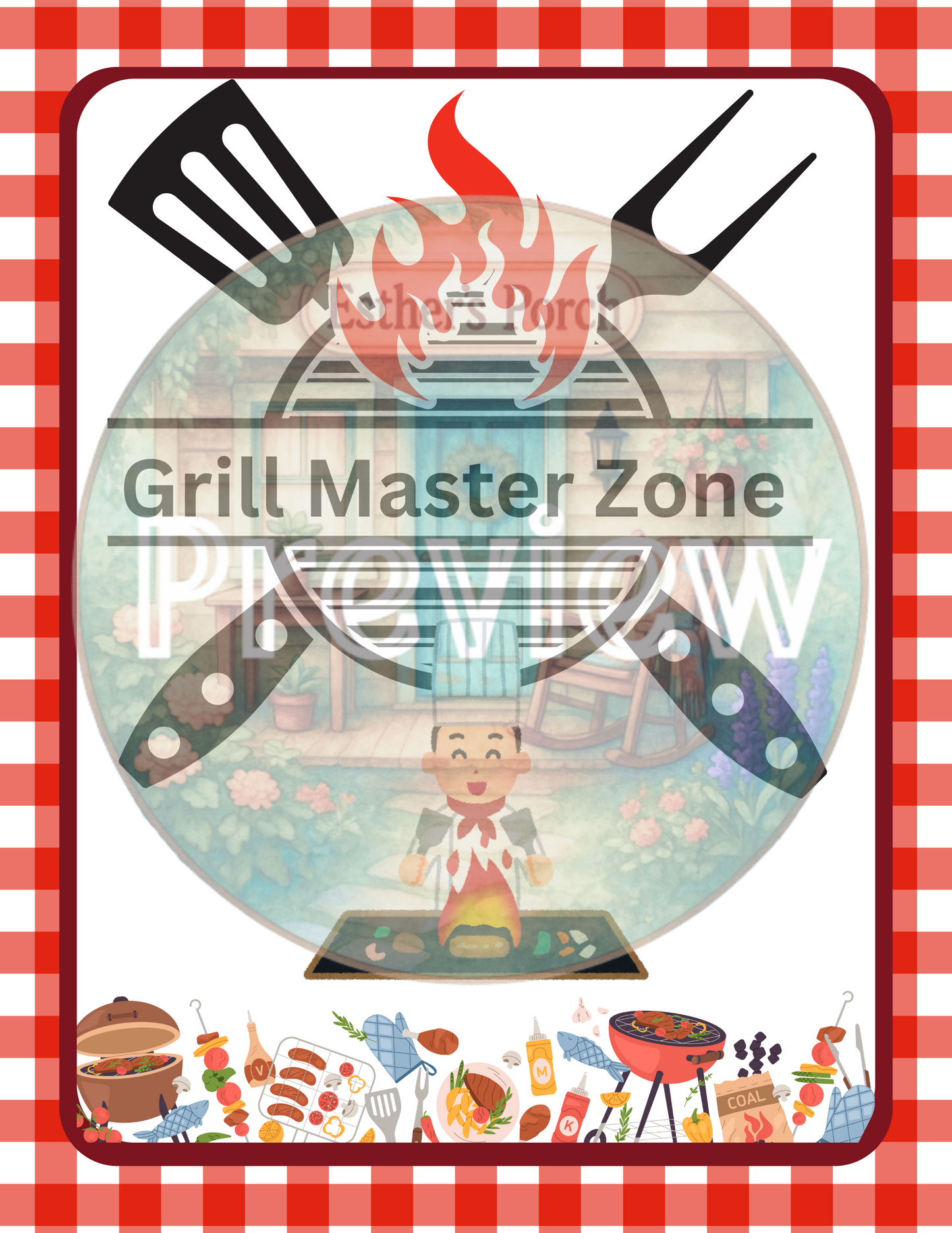 Grillin’ on the Porch Dramatic Play Kit!