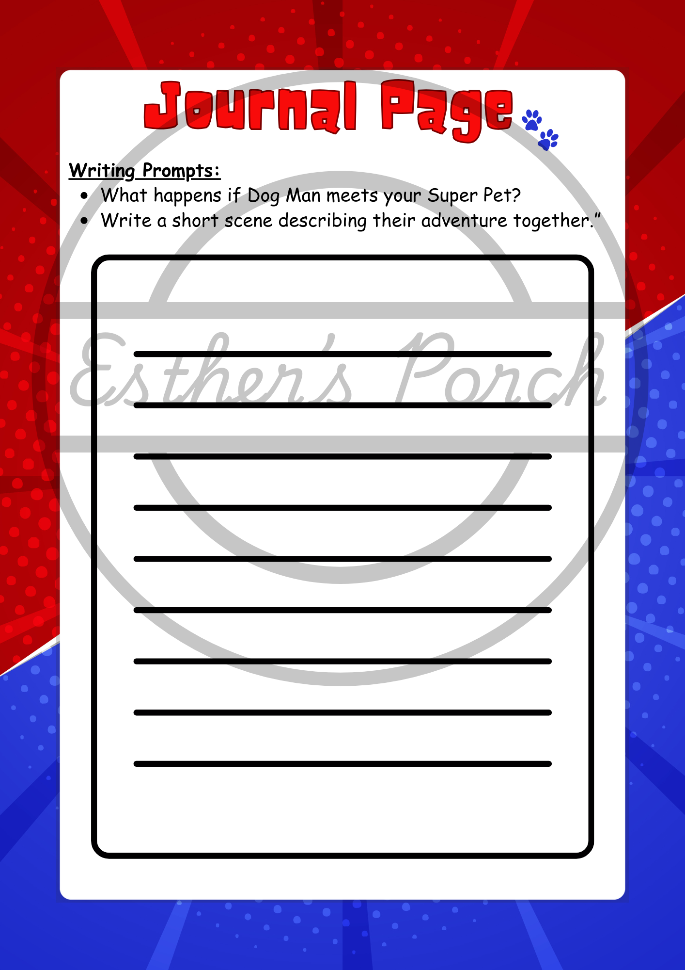 Comic Creation & Superhero Storytelling – 4-Week Lesson Plan