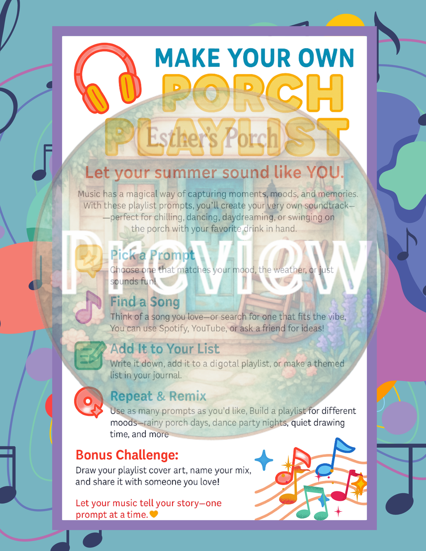 The Summer Porch Challenge