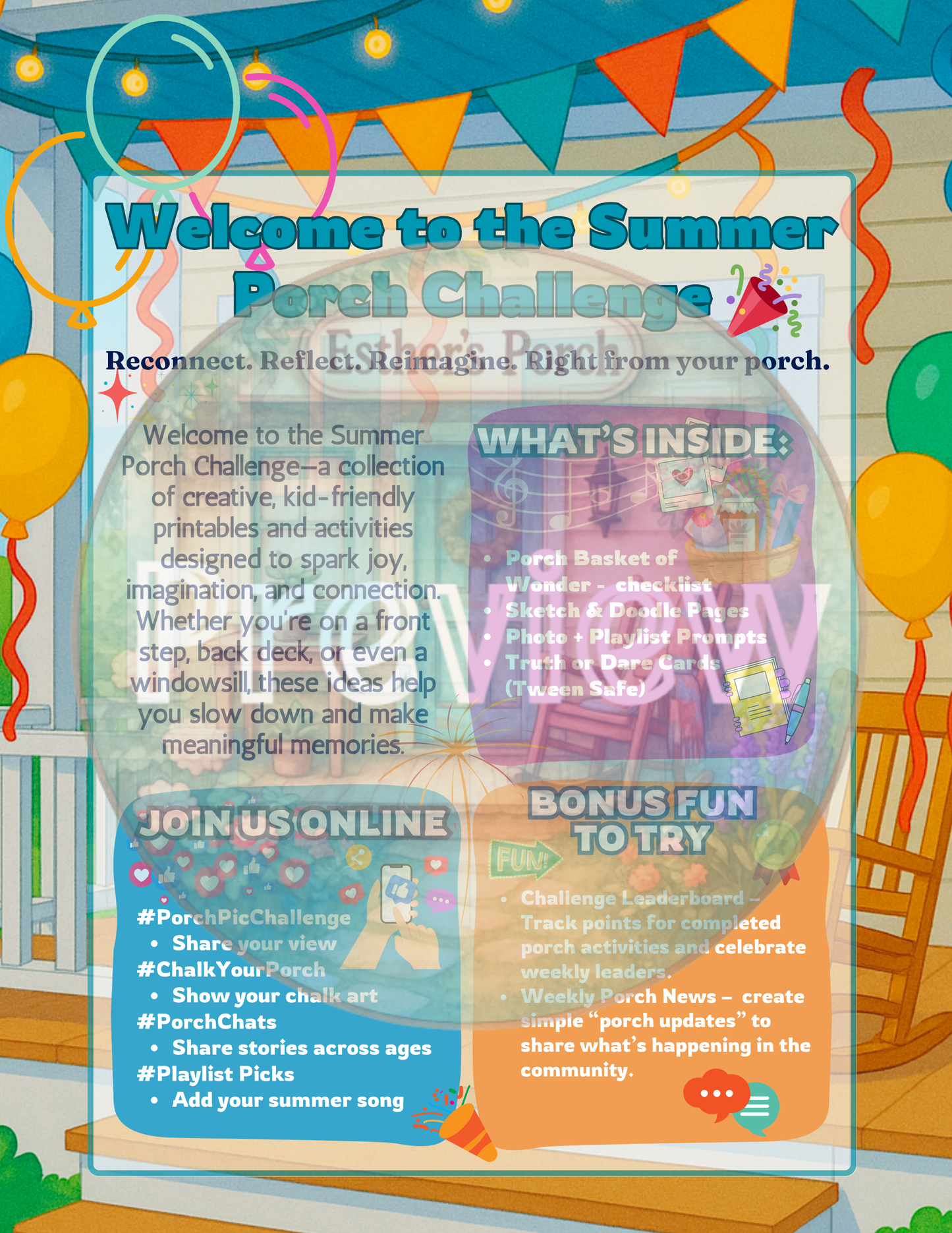 The Summer Porch Challenge