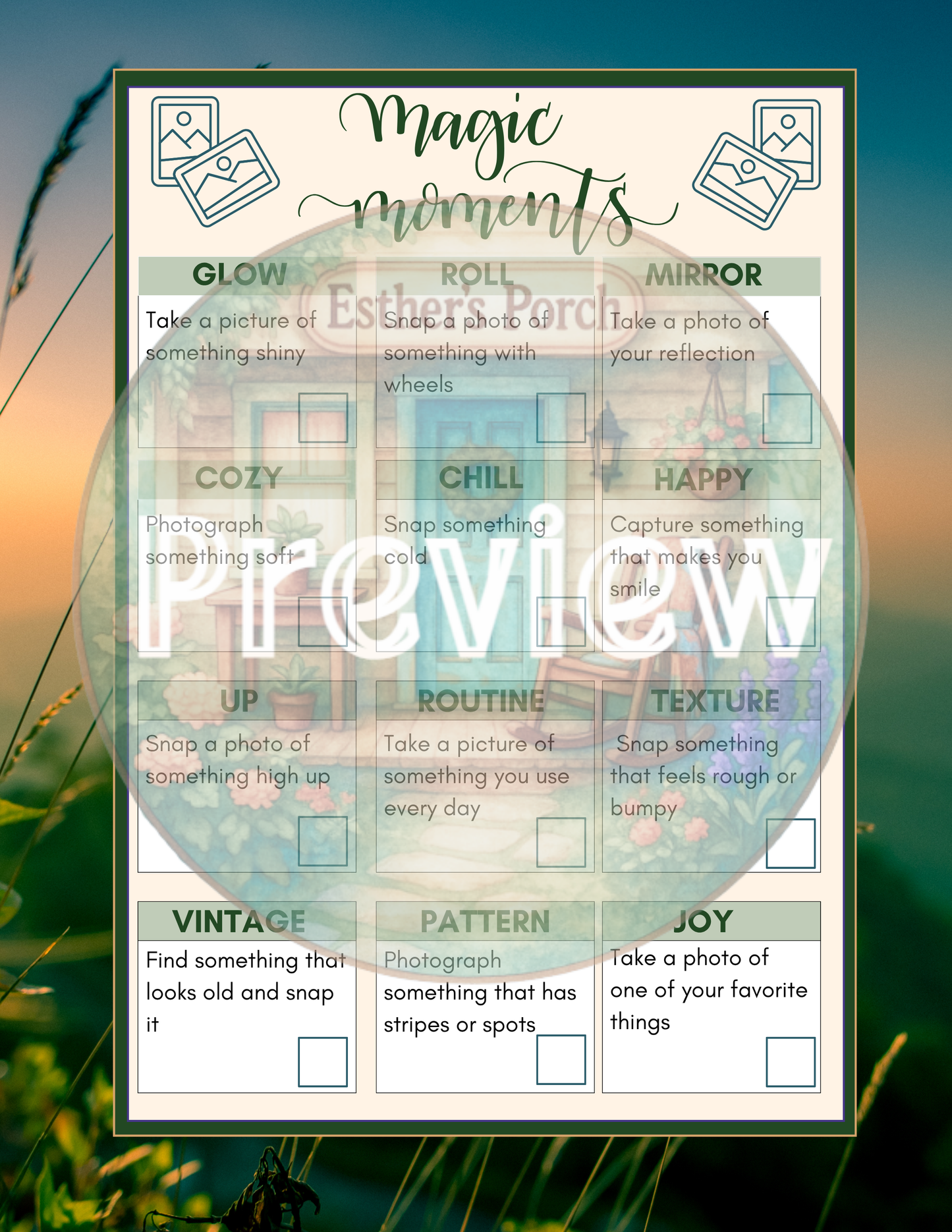 The Summer Porch Challenge
