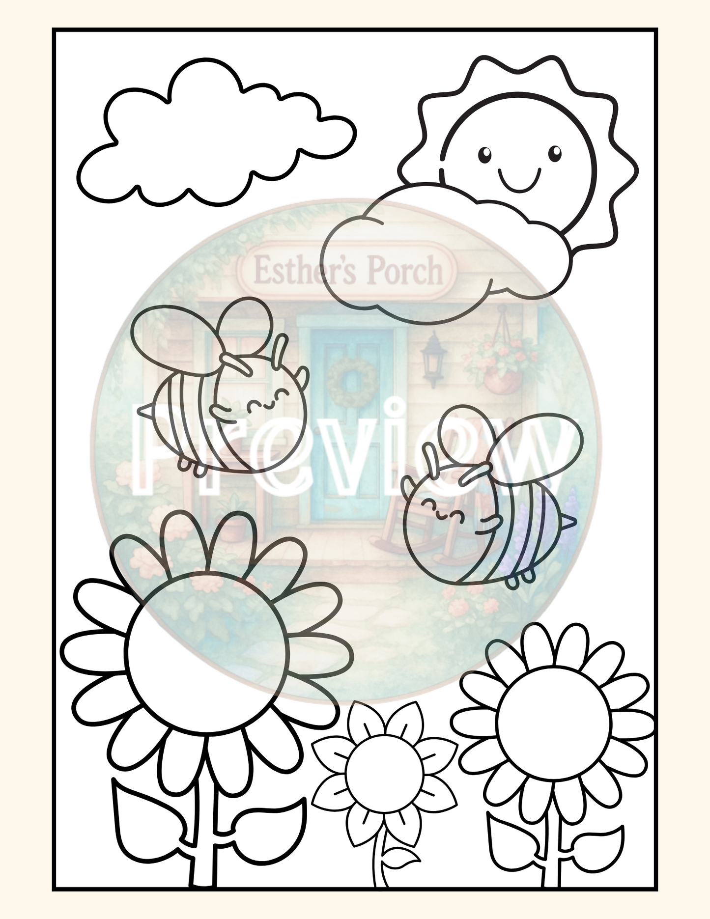 Buzzy Bee Adventures Coloring Book - K–2 (Early Elementary)