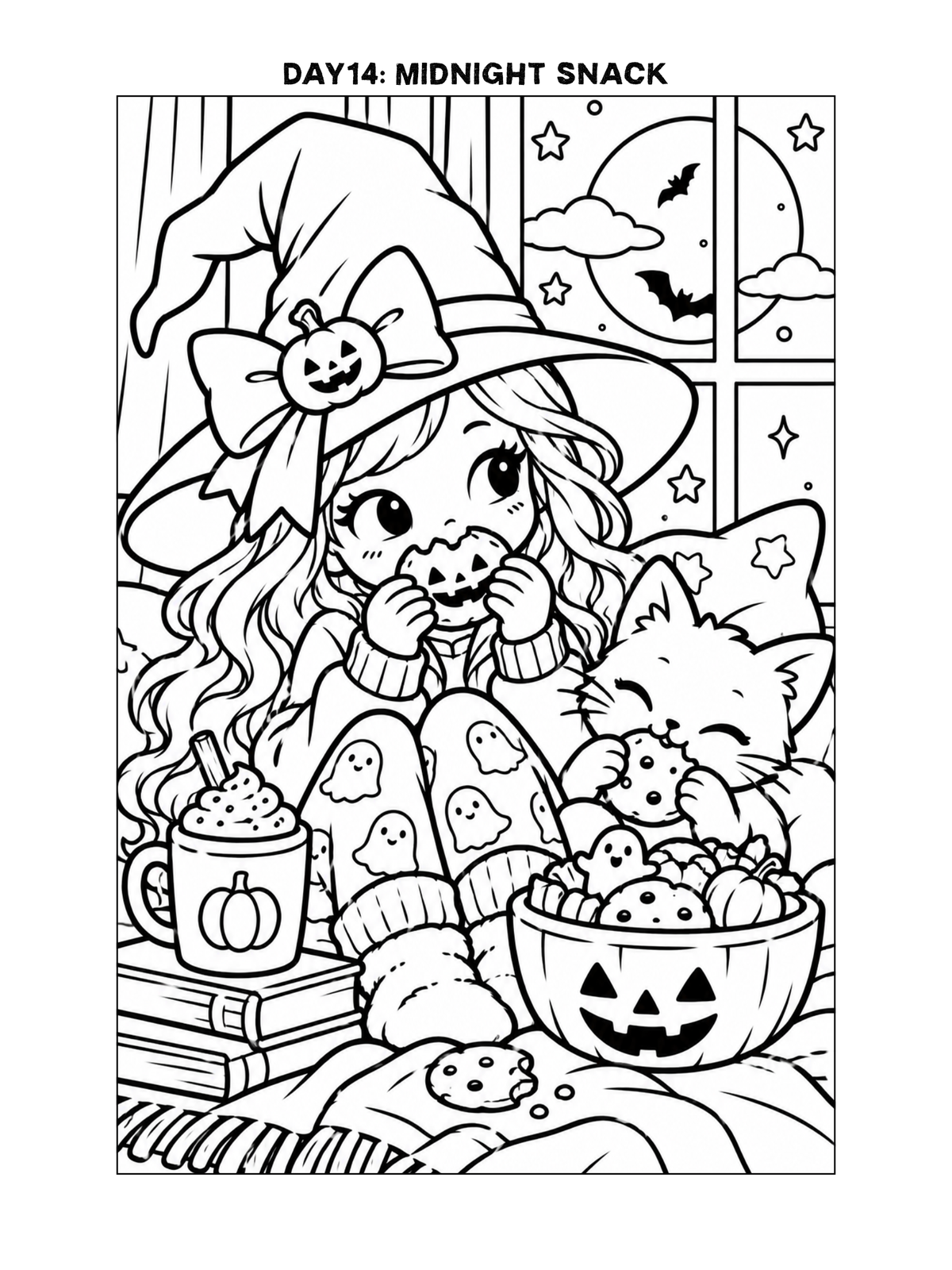 Artober Free Printable Coloring Pages