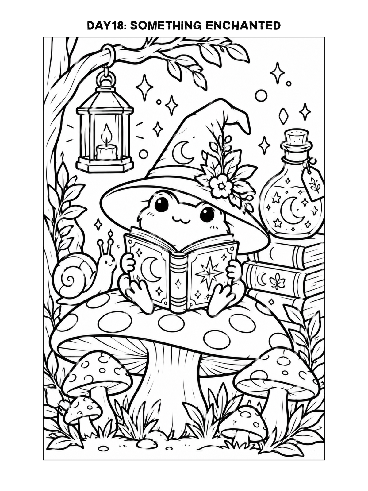 Artober Free Printable Coloring Pages