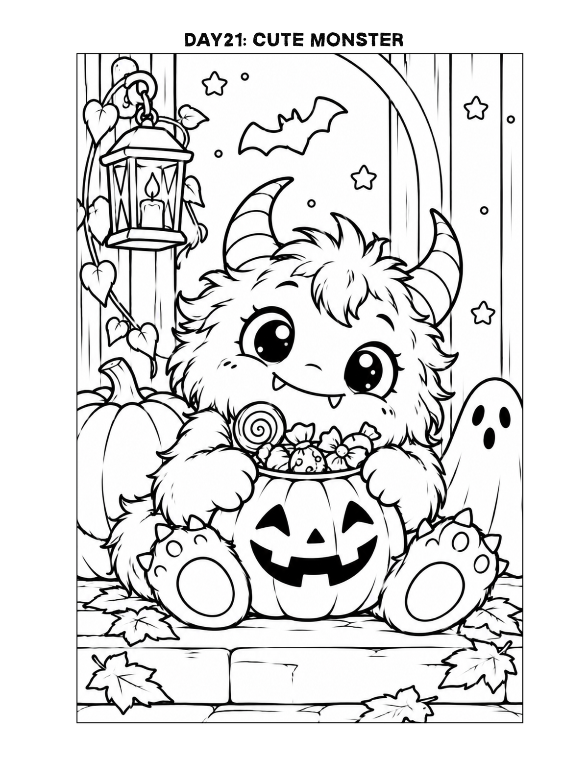 Artober Free Printable Coloring Pages