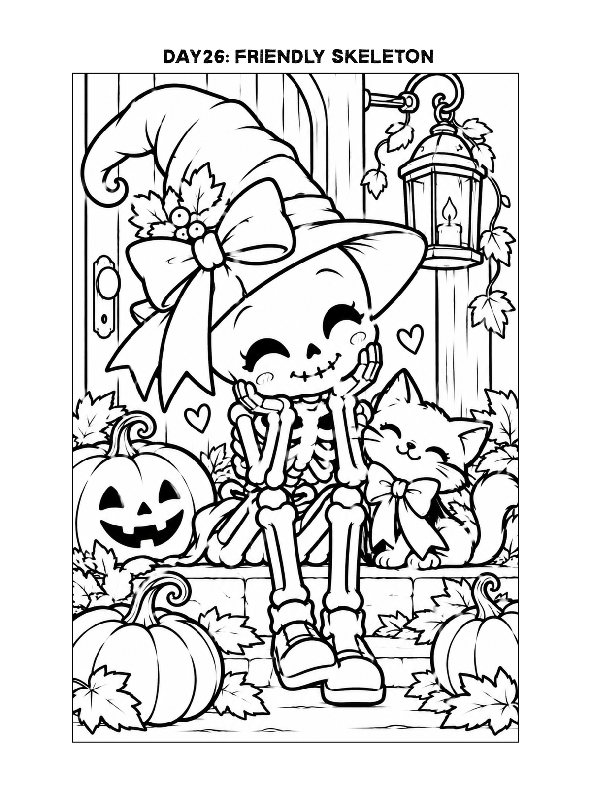 Artober Free Printable Coloring Pages