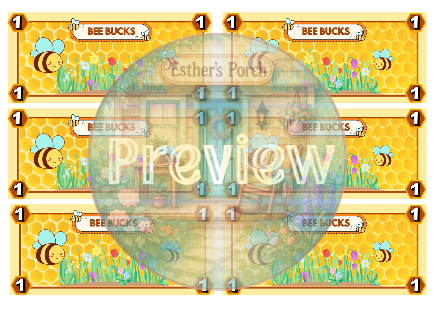Bee-Themed Farmers Market – Dramatic Play and Entrepreneurship Game