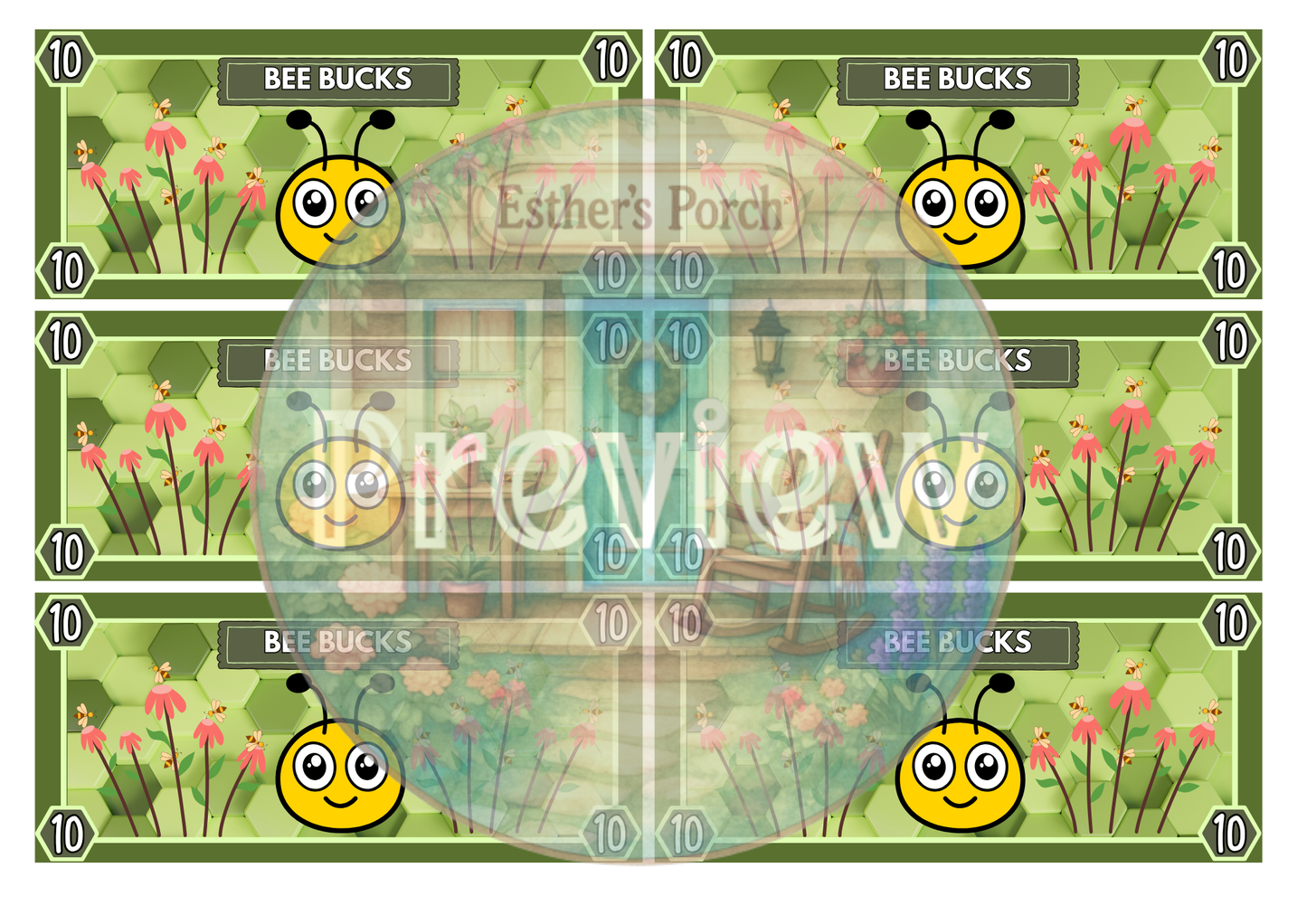 Bee-Themed Farmers Market – Dramatic Play and Entrepreneurship Game