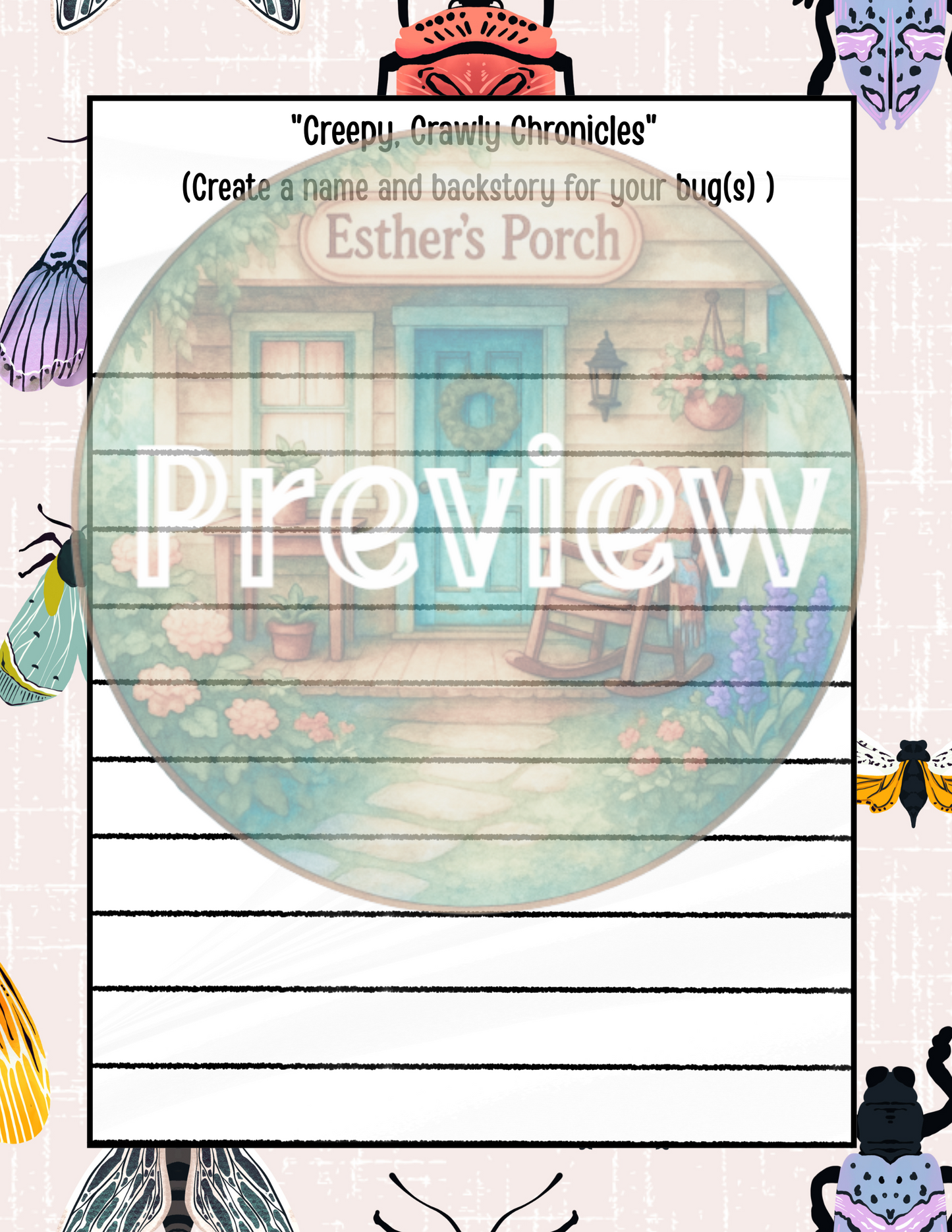 Welcome to the Bug Inn: Step-by-Step Habitat Activity with Scavenger Hunt