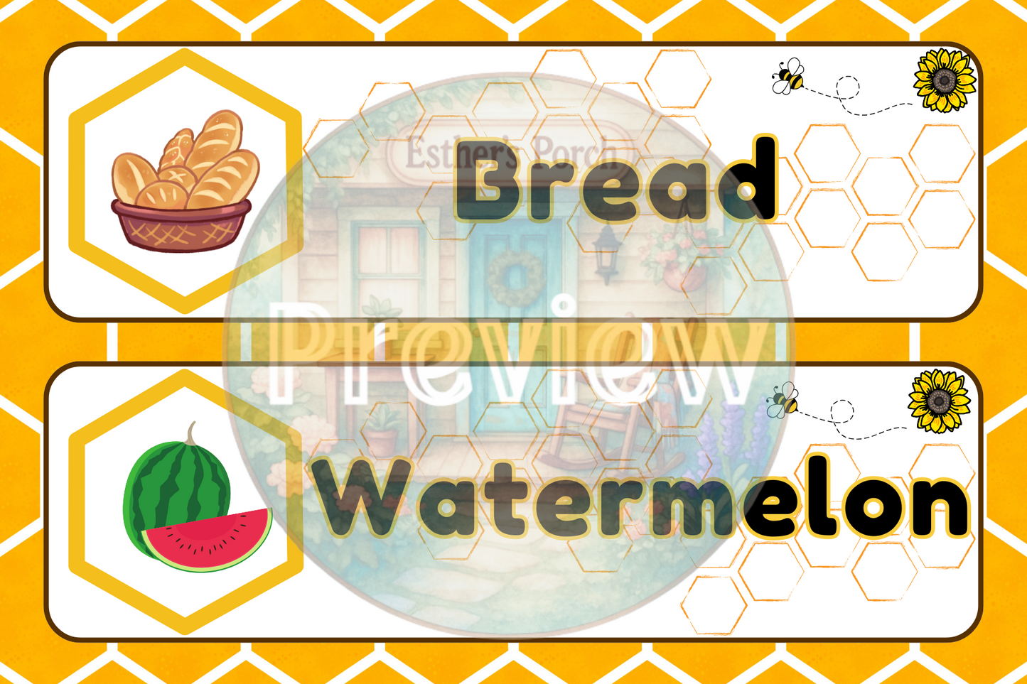 Bee-Themed Farmers Market – Dramatic Play and Entrepreneurship Game