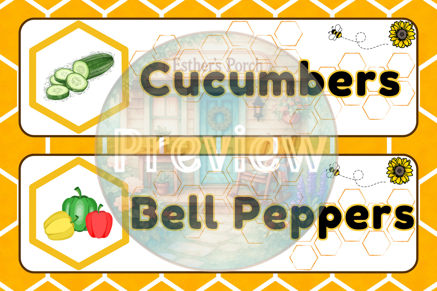 Bee-Themed Farmers Market – Dramatic Play and Entrepreneurship Game