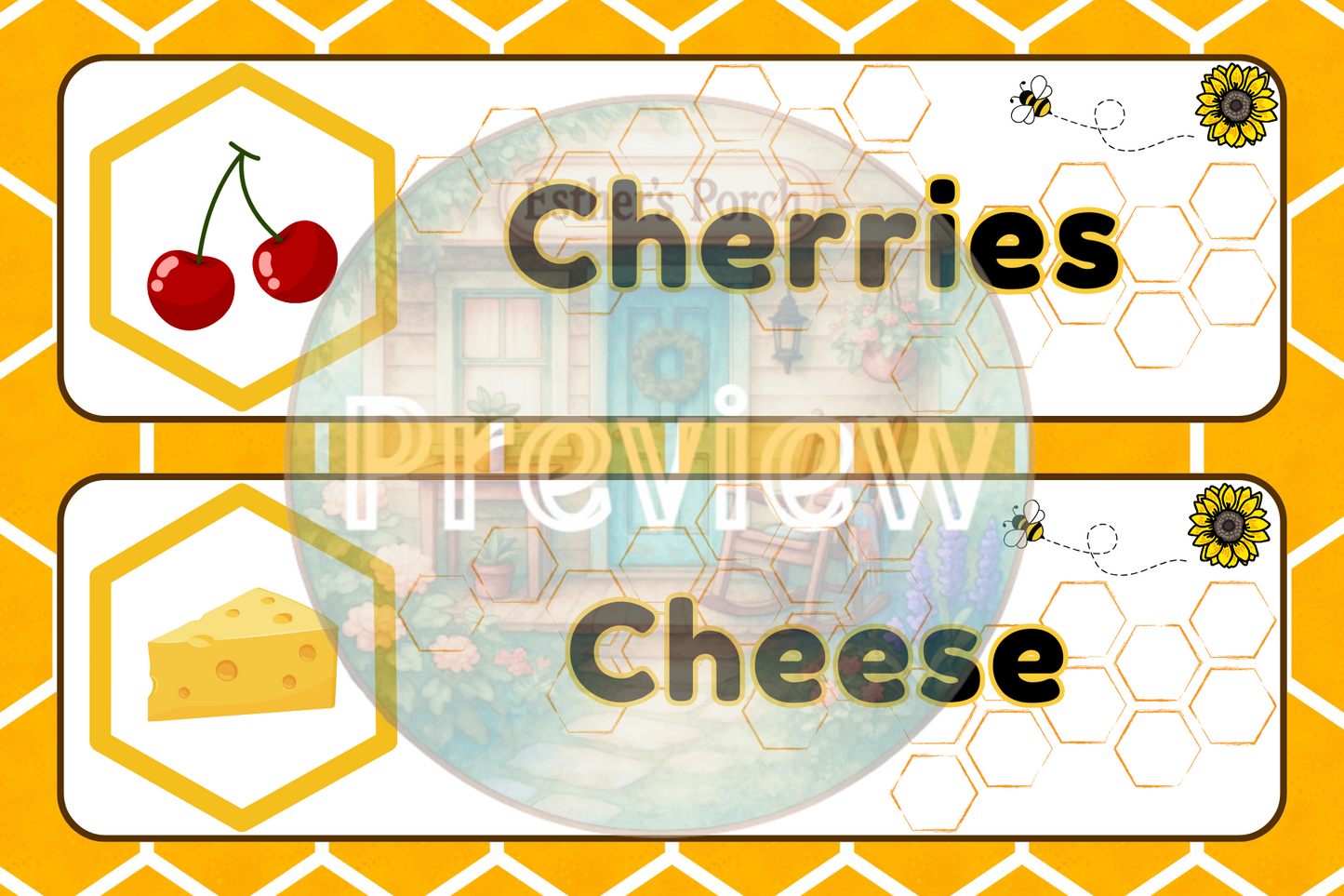 Bee-Themed Farmers Market – Dramatic Play and Entrepreneurship Game