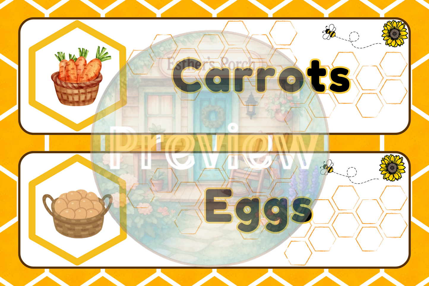 Bee-Themed Farmers Market – Dramatic Play and Entrepreneurship Game