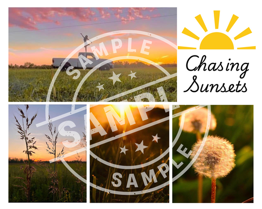 Chasing Sunsets – 4-Piece Digital Art Bundle