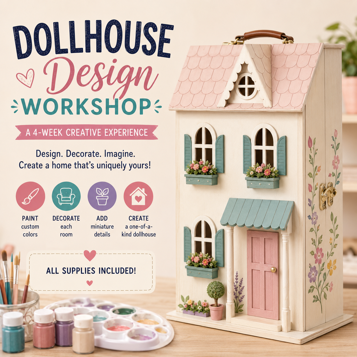 Dollhouse Design Workshop (Seniors 55+)
