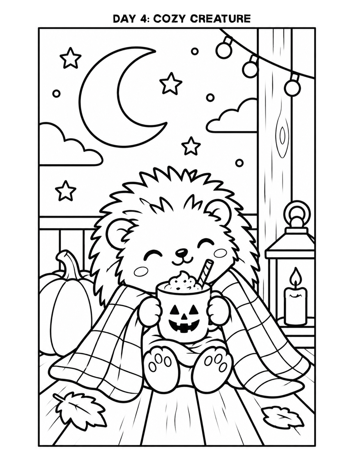 Artober Free Printable Coloring Pages