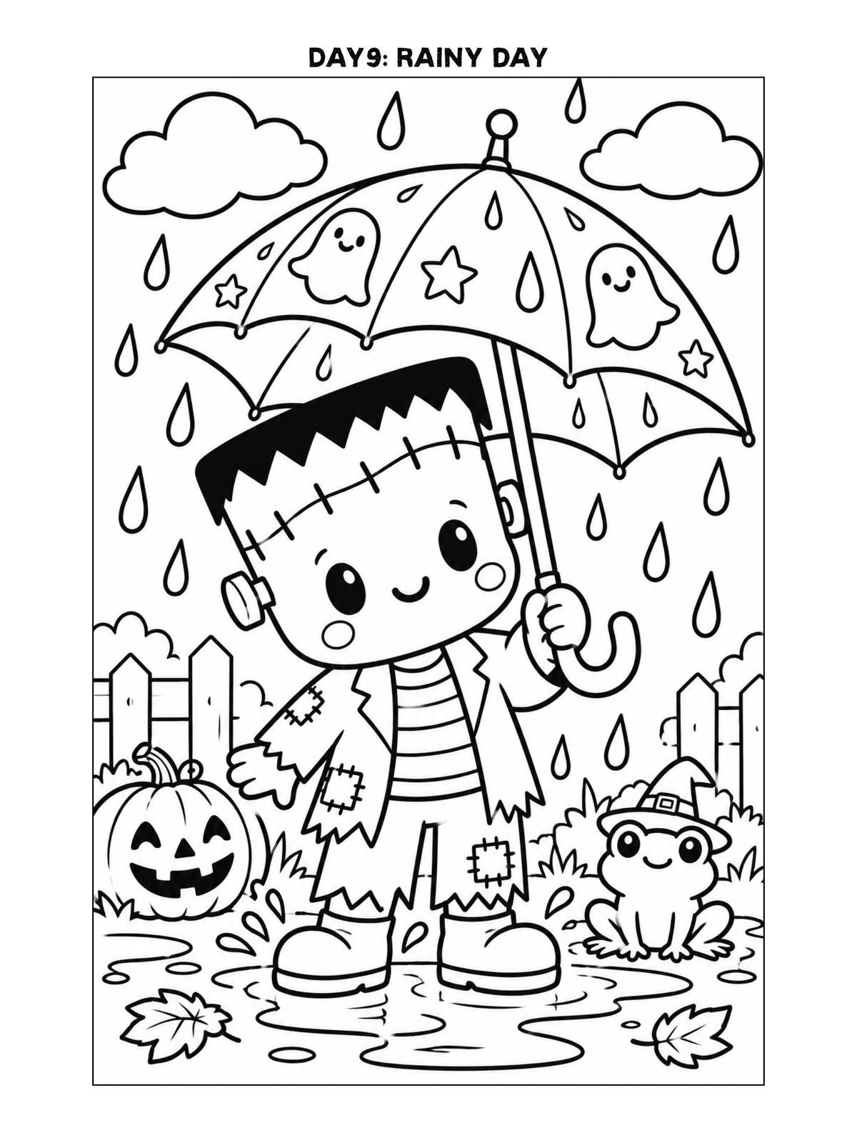 Artober Free Printable Coloring Pages