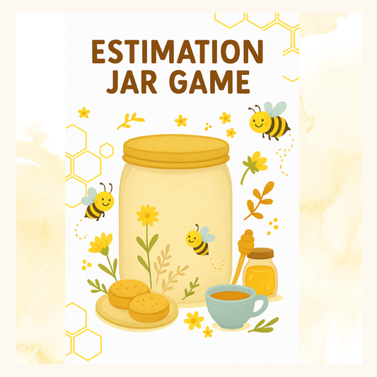 Estimation Jar Game – Bee-Themed Math Fun