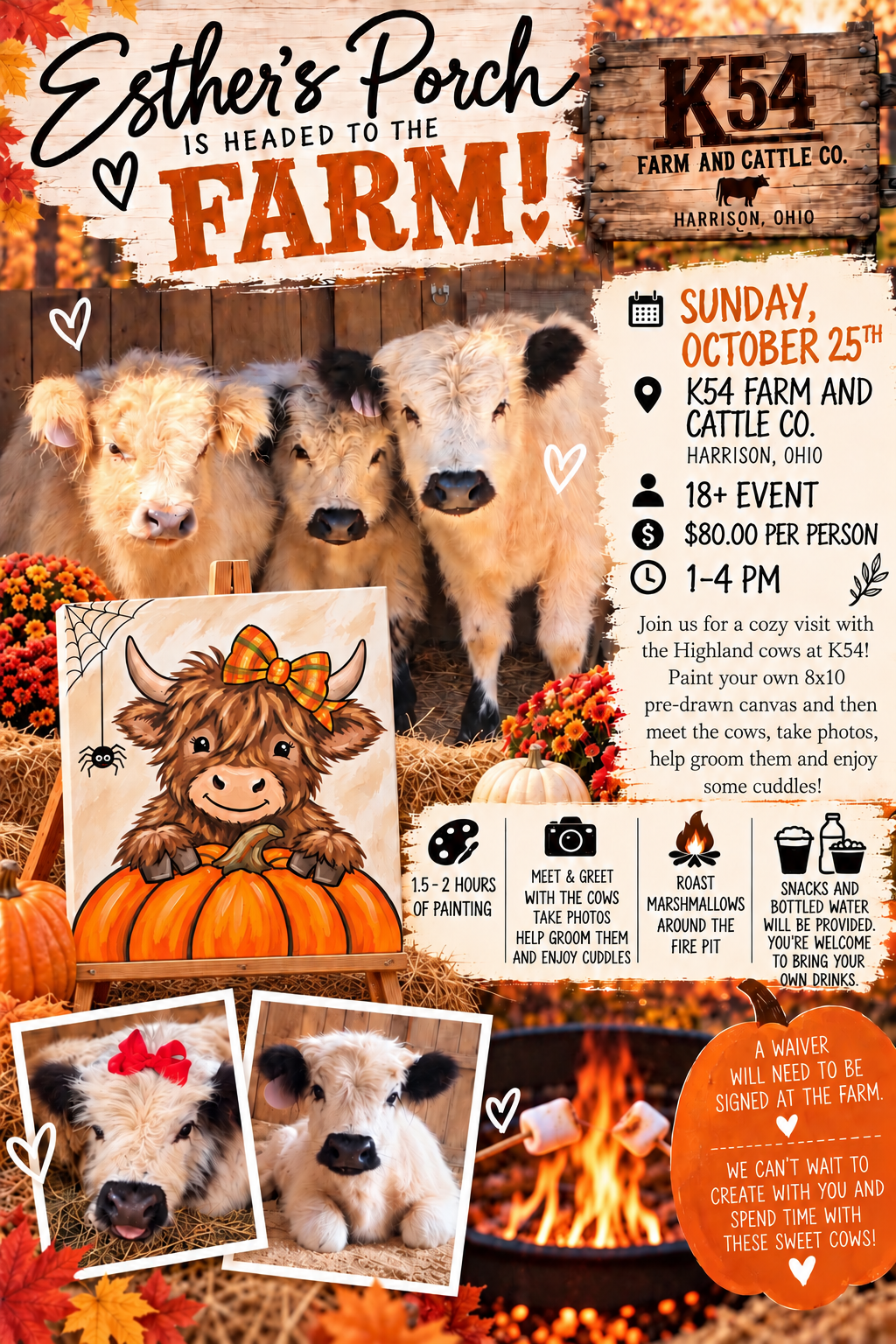 Fall Farm Painting Experience at K54