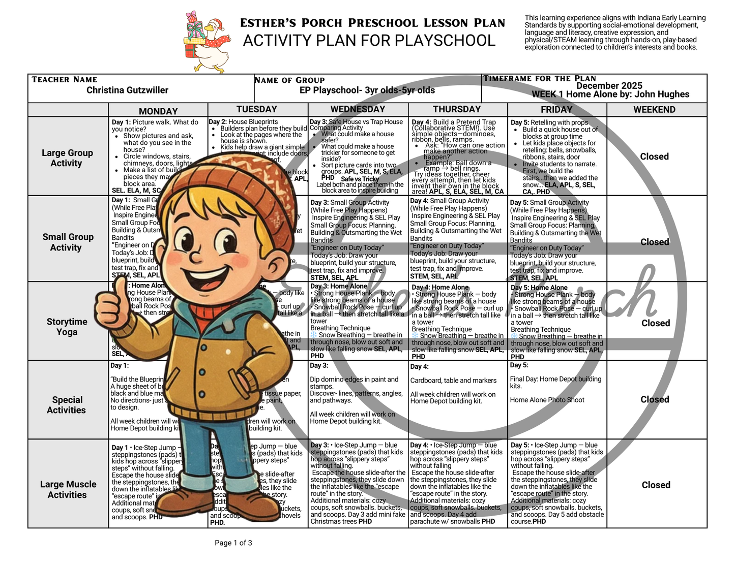 Home Alone–Inspired STEM & Building Center Lesson