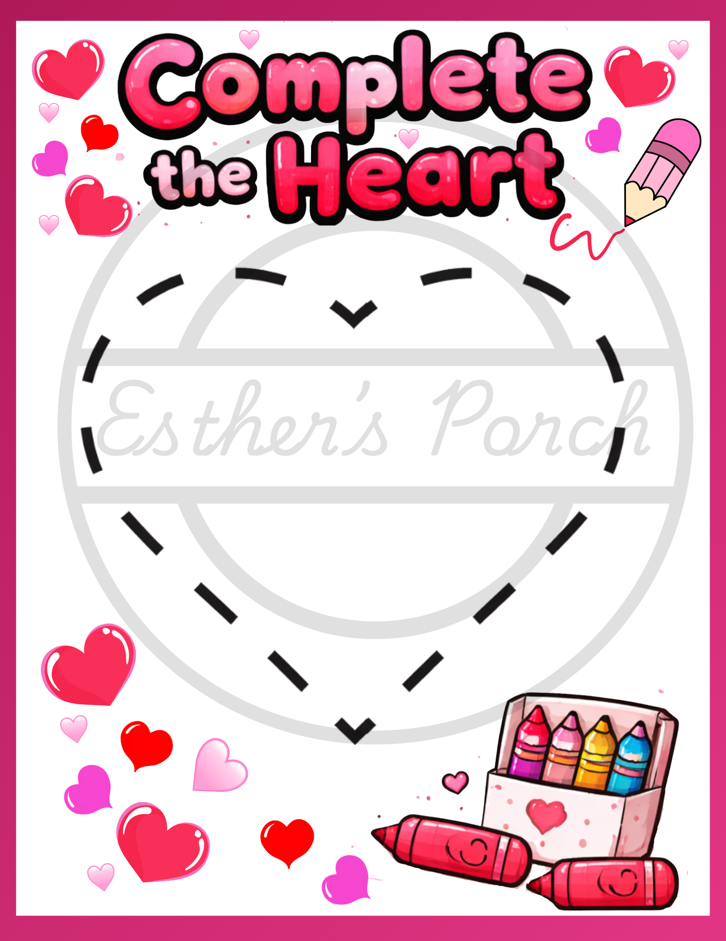 Valentine’s Day Writing Center – Inspired by Happy Valentine’s Day, Mouse