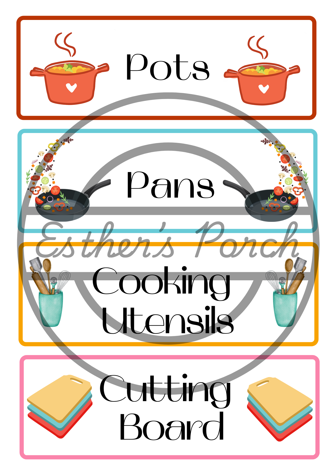 Dramatic Play Labels – Babies & Kitchen