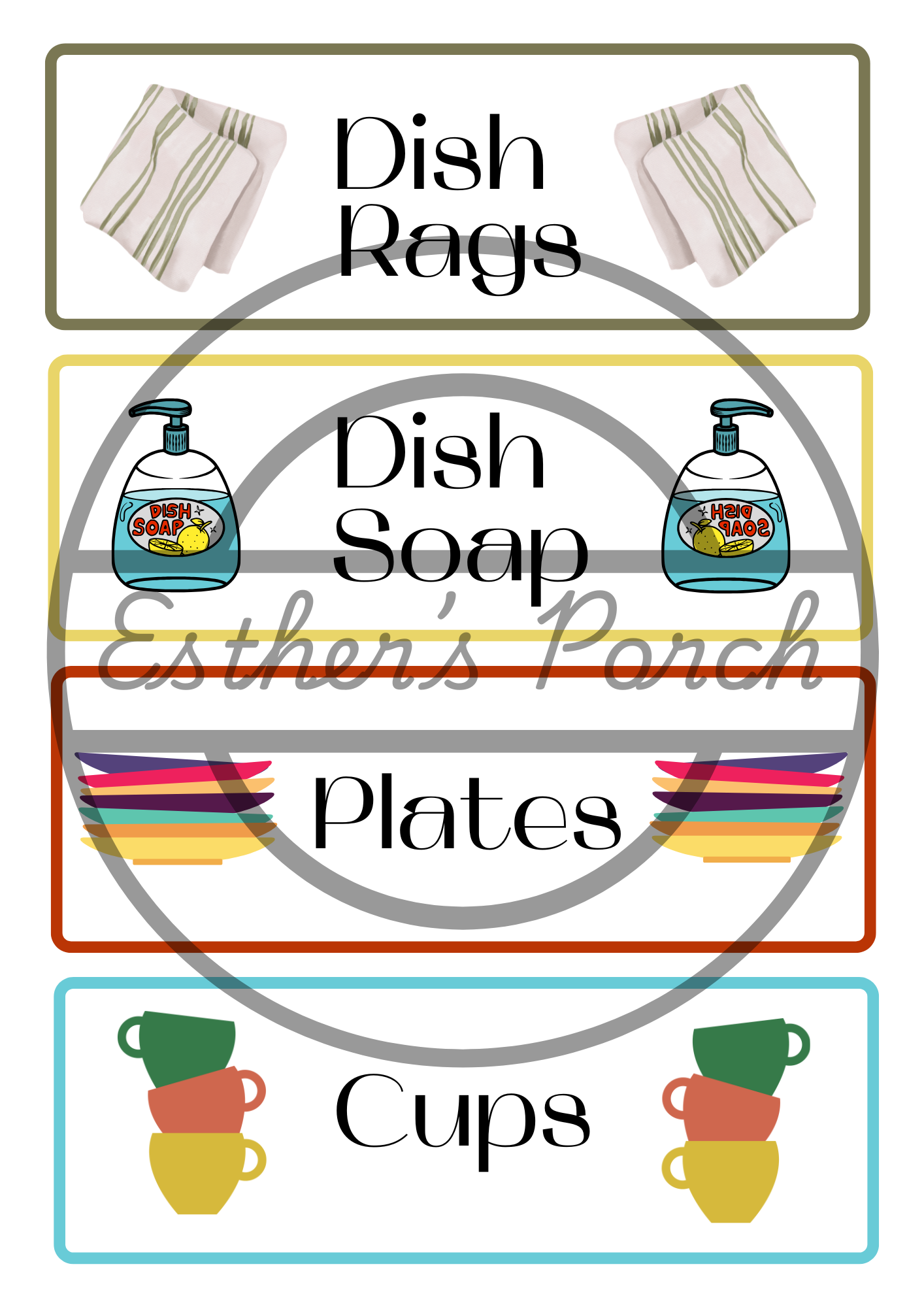 Dramatic Play Labels – Babies & Kitchen