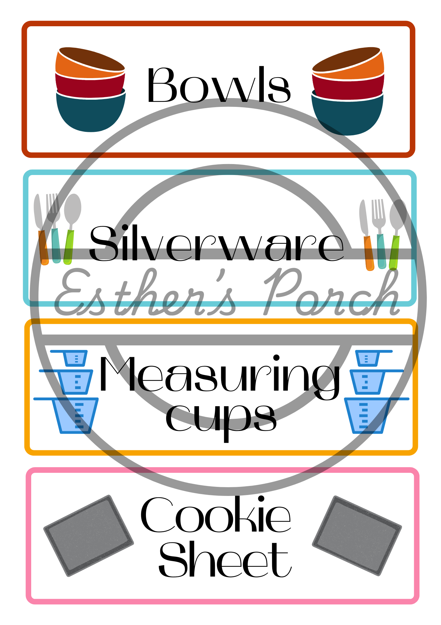 Dramatic Play Labels – Babies & Kitchen