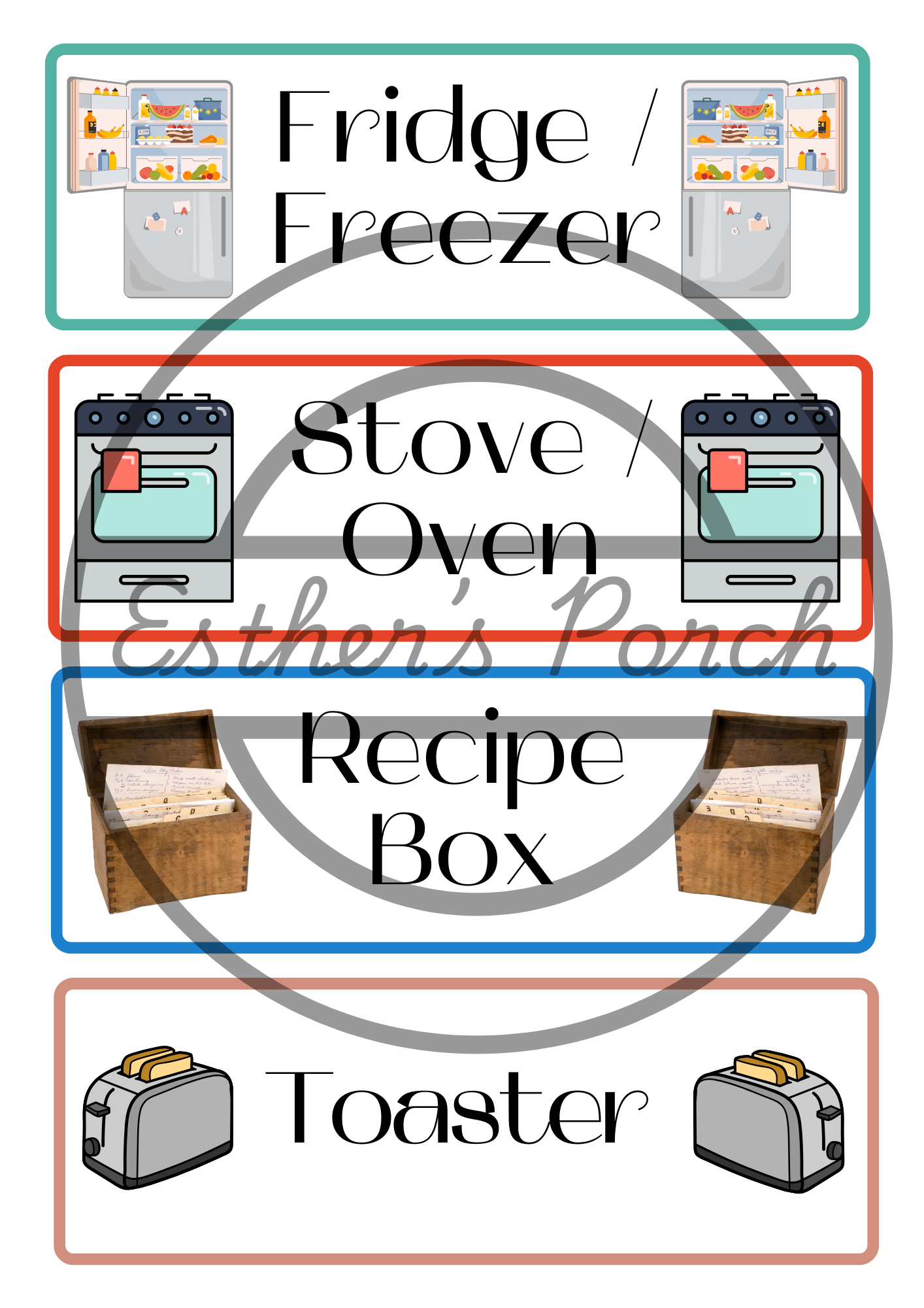 Dramatic Play Labels – Babies & Kitchen