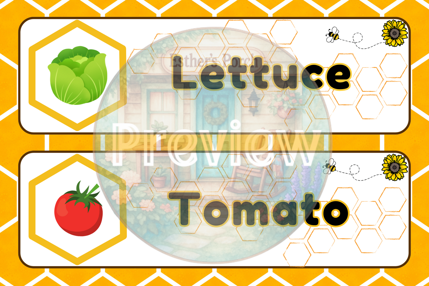 Bee-Themed Farmers Market – Dramatic Play and Entrepreneurship Game