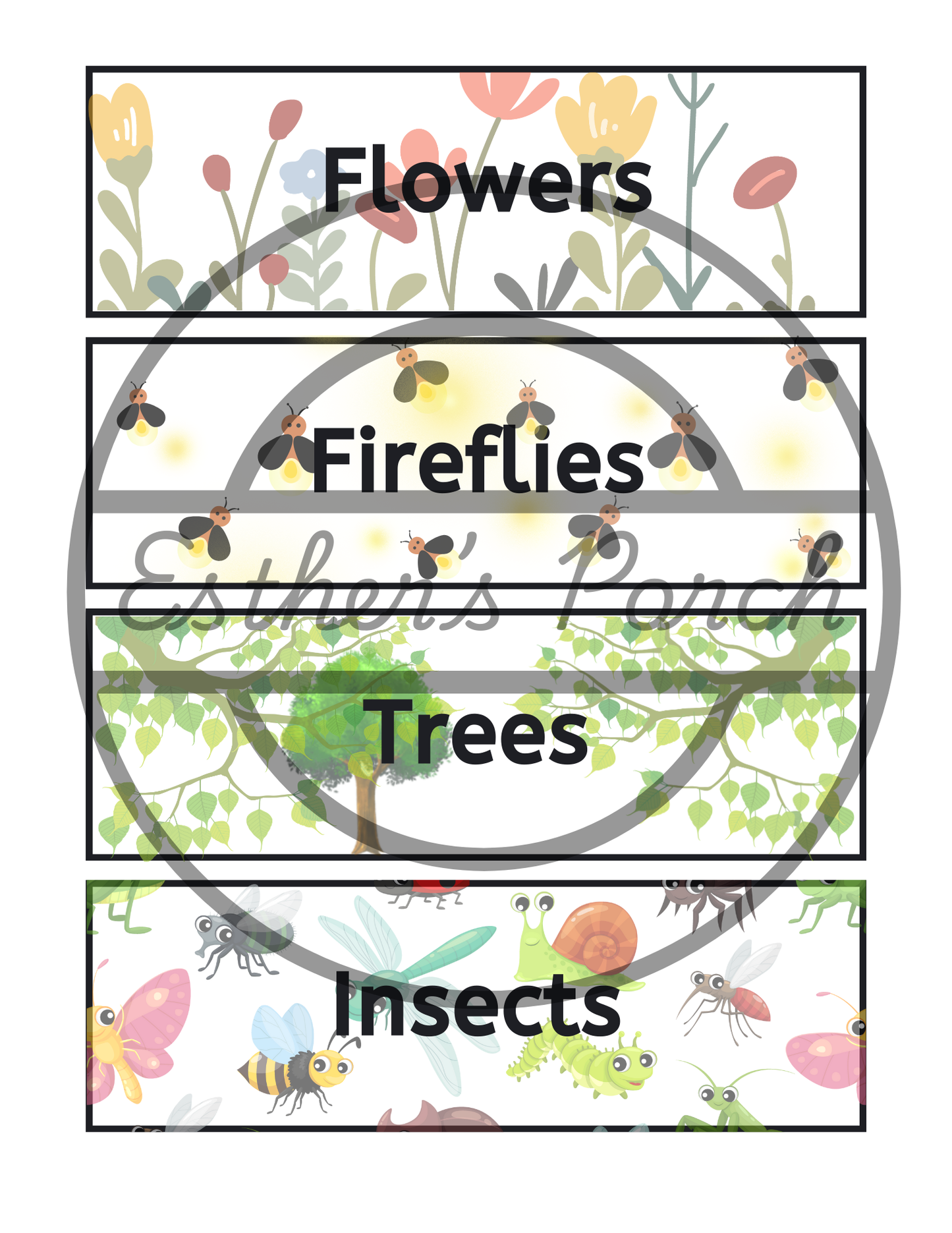 Firefly Learning Bundle – Posters, Habitat, Activities & Fun Facts