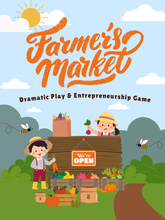 Bee-Themed Farmers Market – Dramatic Play and Entrepreneurship Game