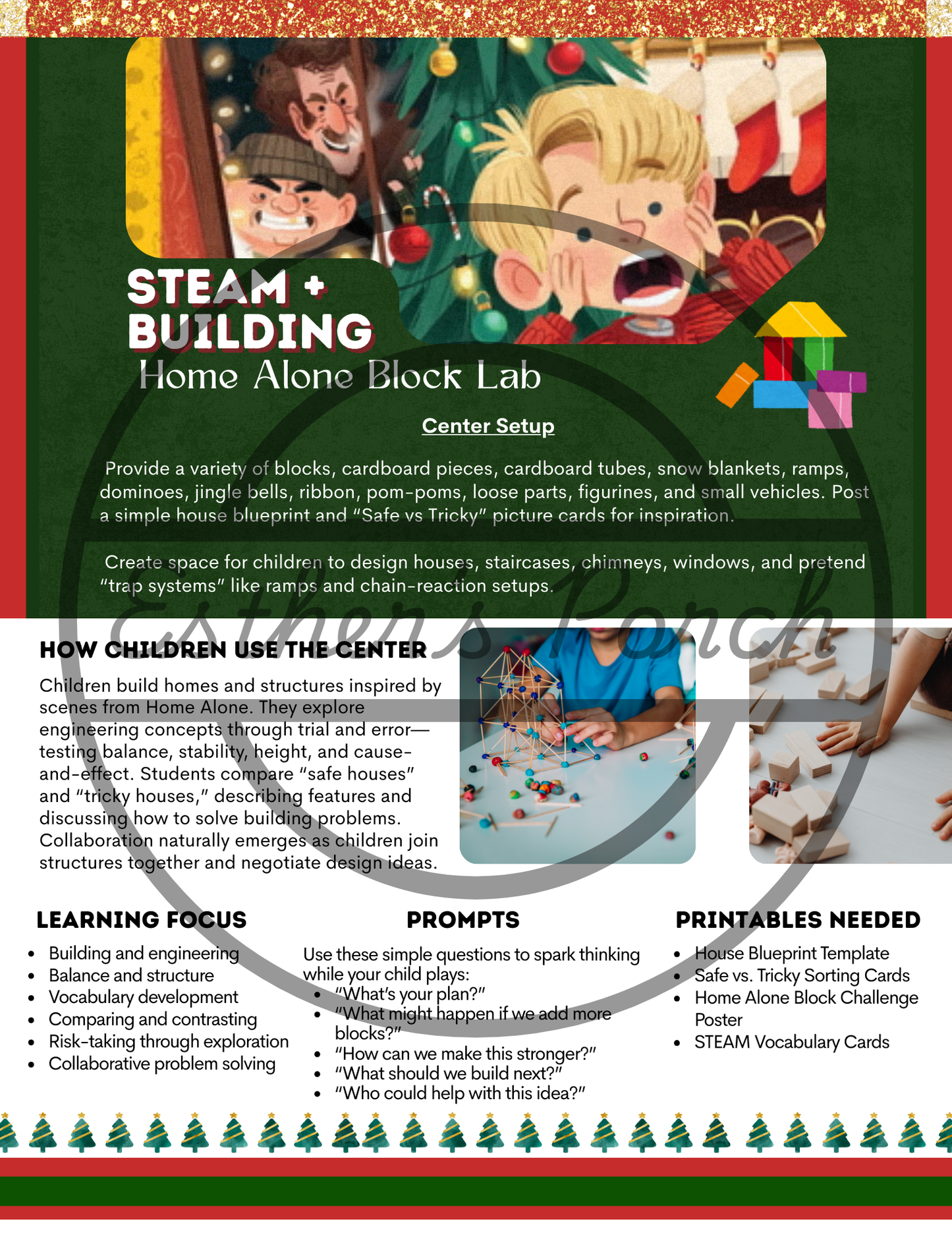 Home Alone–Inspired STEM & Building Center Lesson