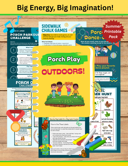 Porch Play Outdoors: Big Energy, Big Imagination!