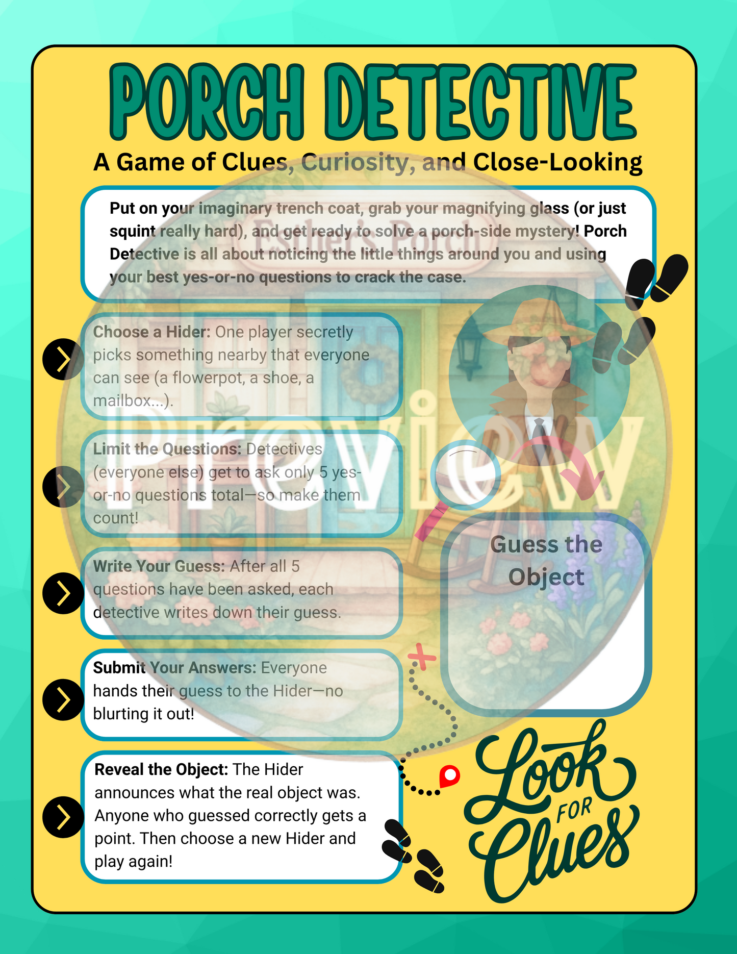 Porch Play Mini-Games
