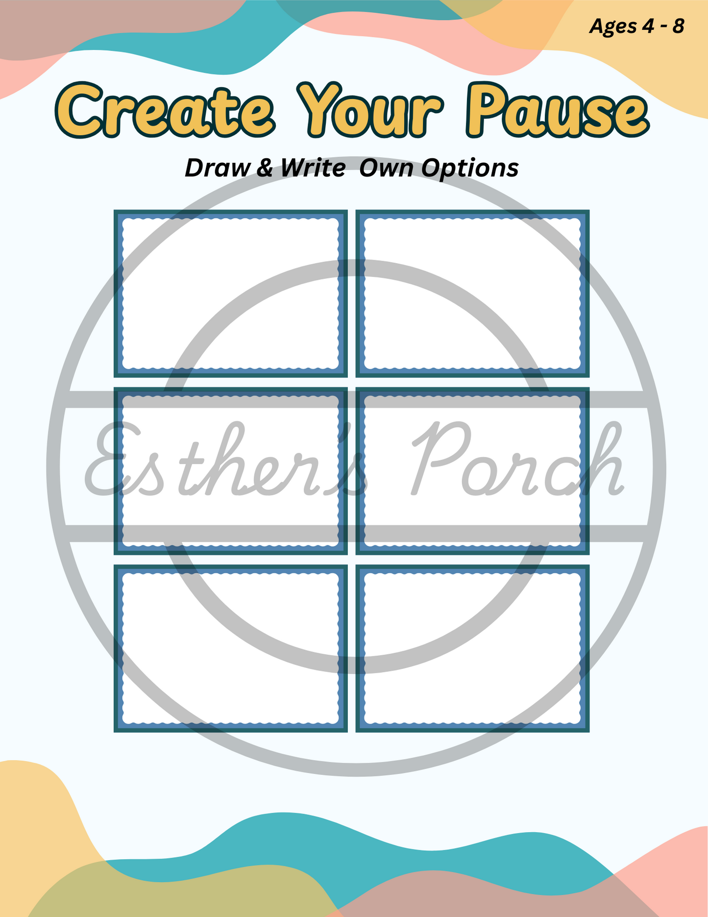 Pick Your Pause - Ages 4-8