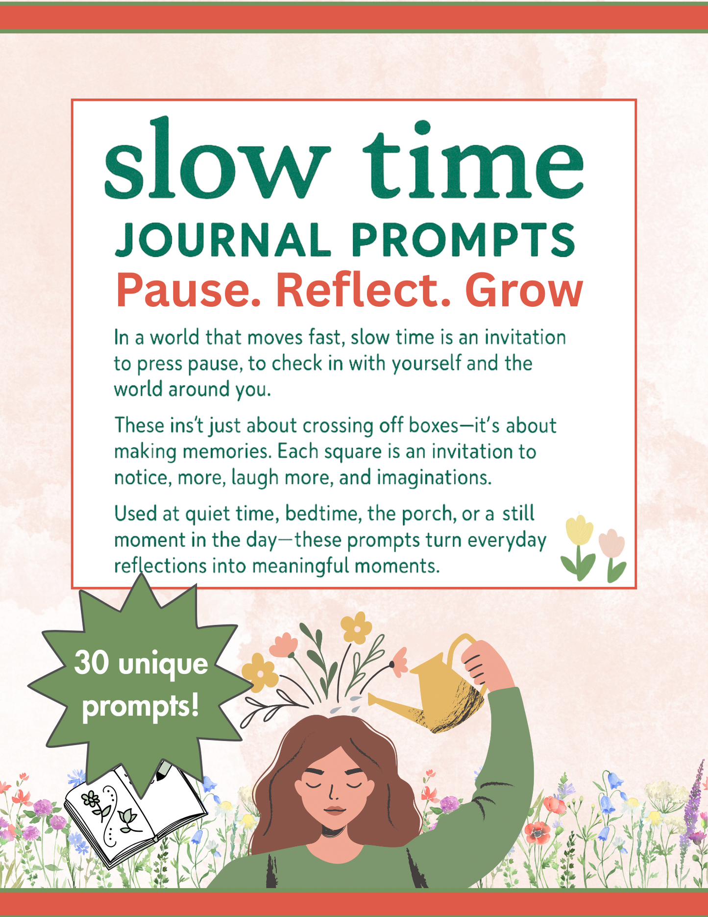 Slow Time Journal Prompts