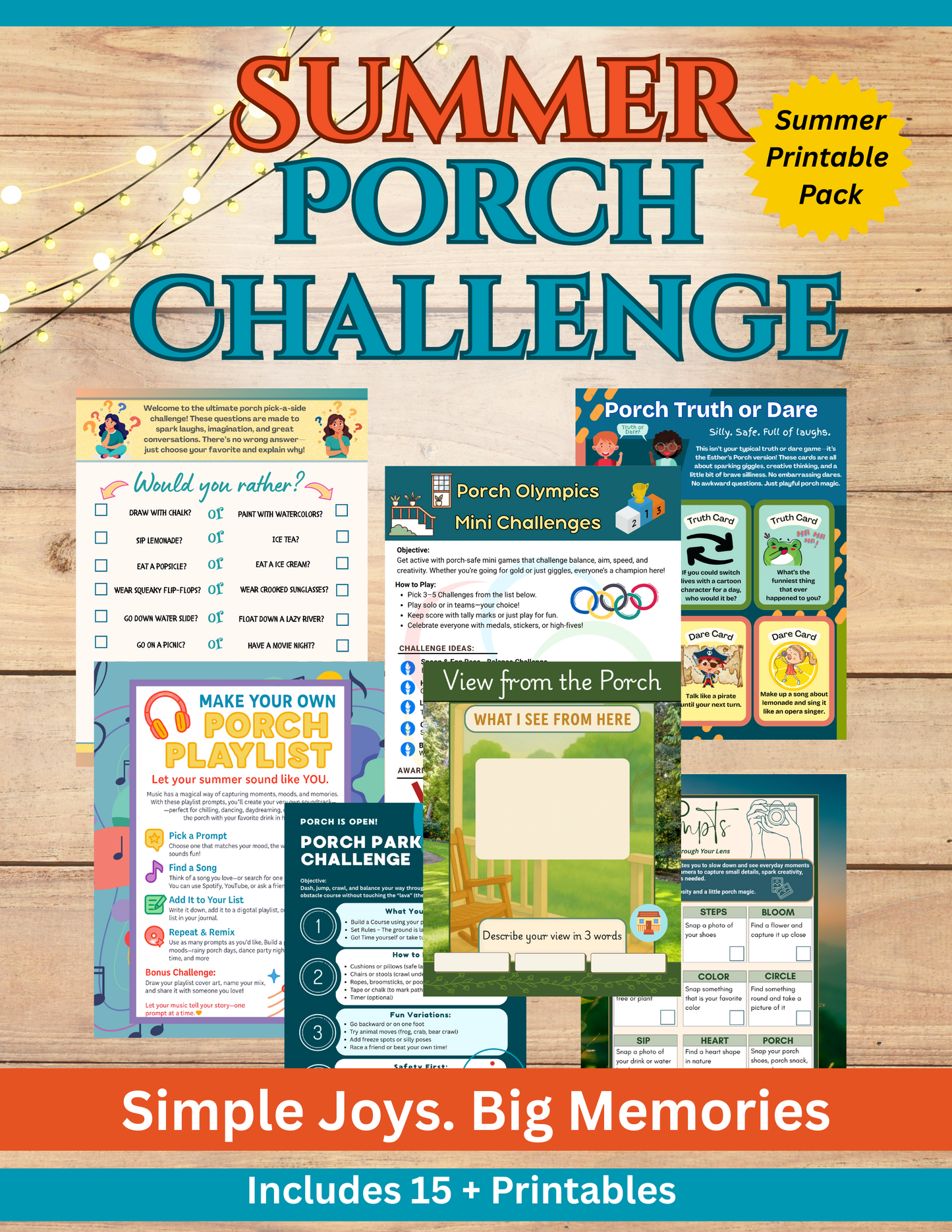 The Summer Porch Challenge