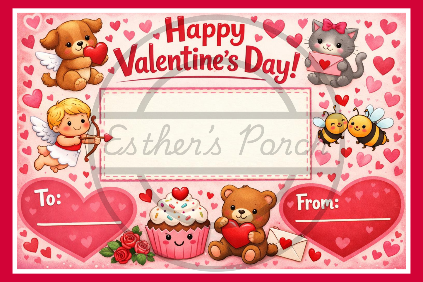 Valentine’s Day Writing Center – Inspired by Happy Valentine’s Day, Mouse