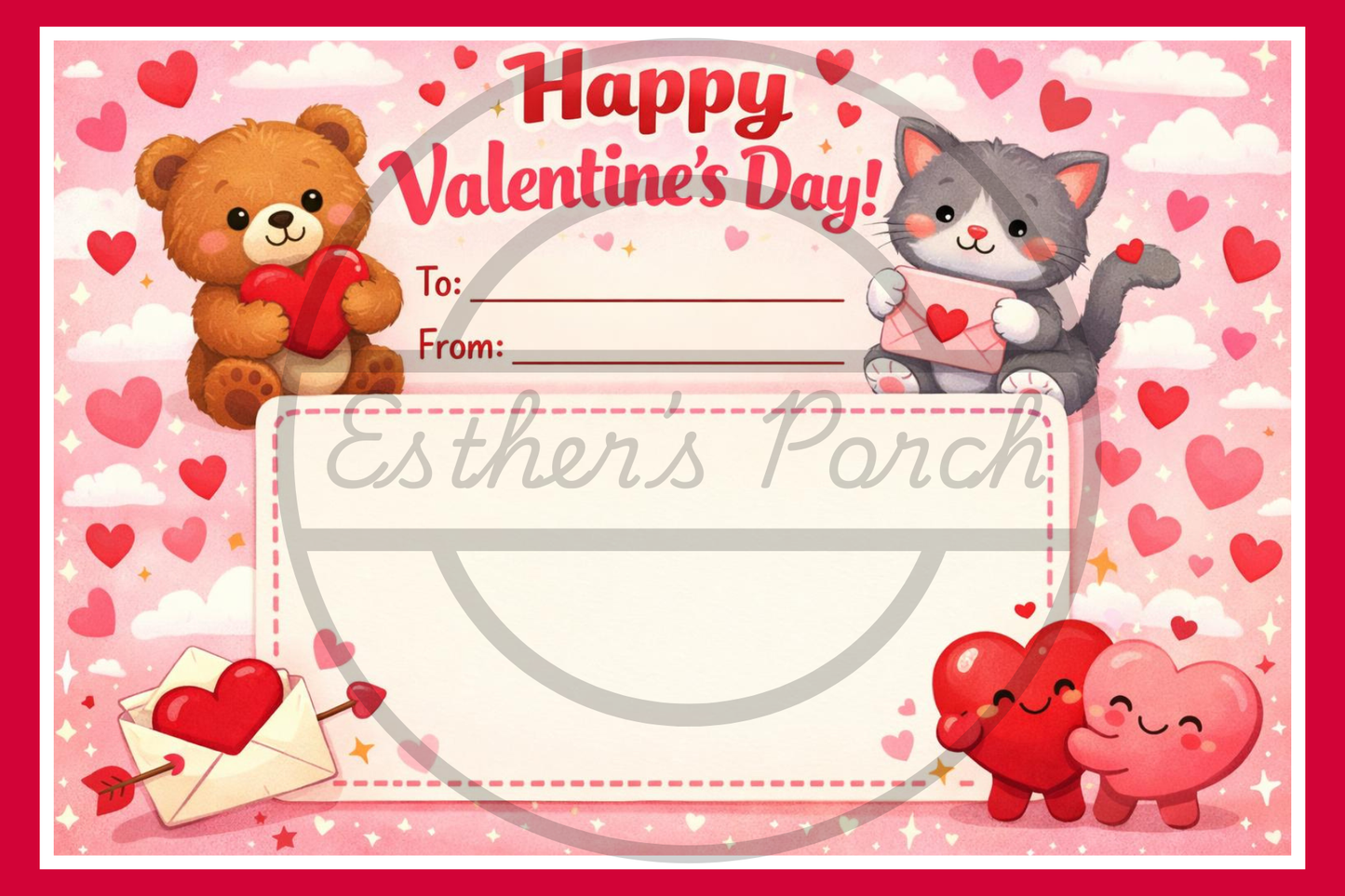 Valentine’s Day Writing Center – Inspired by Happy Valentine’s Day, Mouse