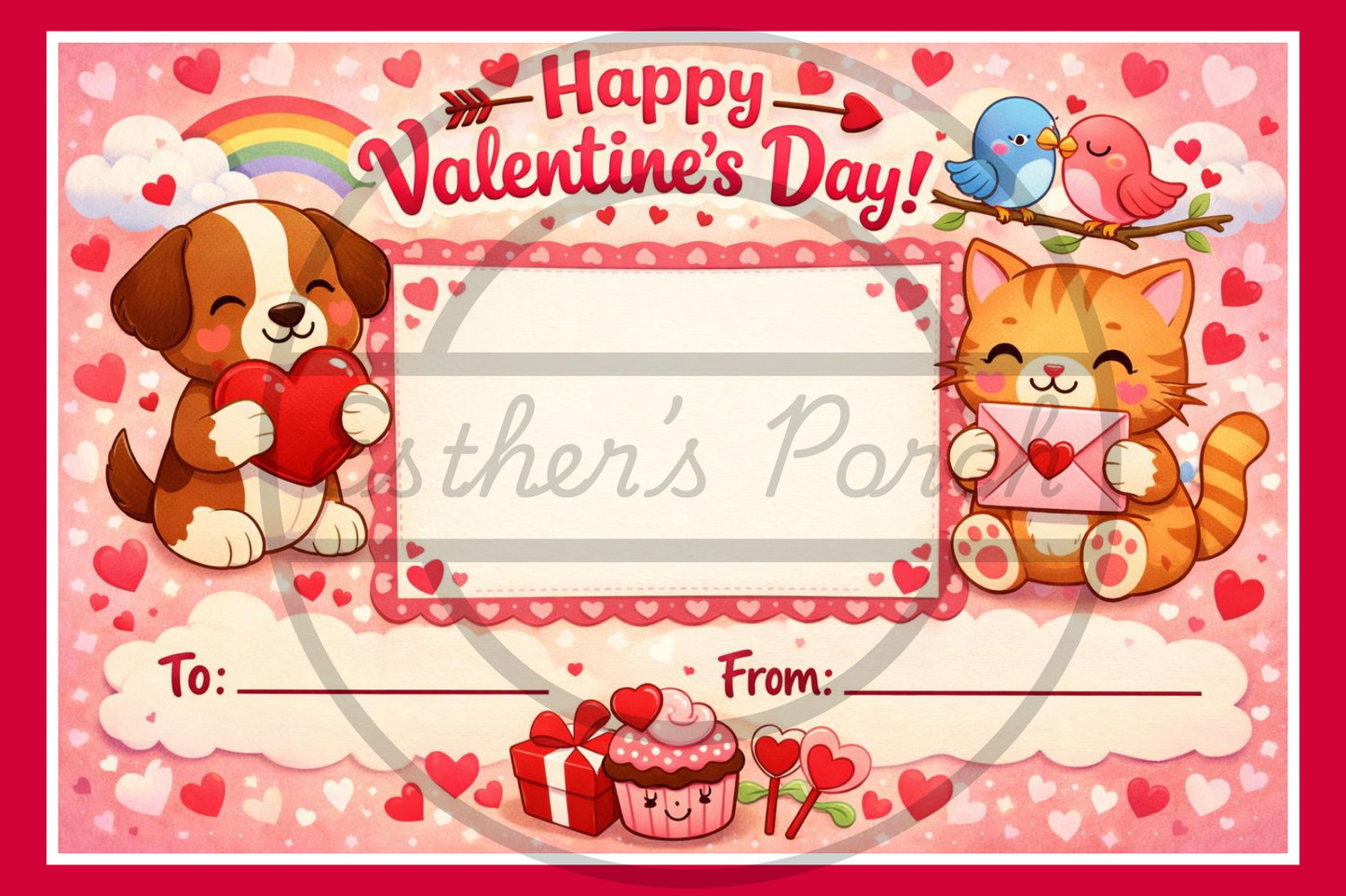 Valentine’s Day Writing Center – Inspired by Happy Valentine’s Day, Mouse