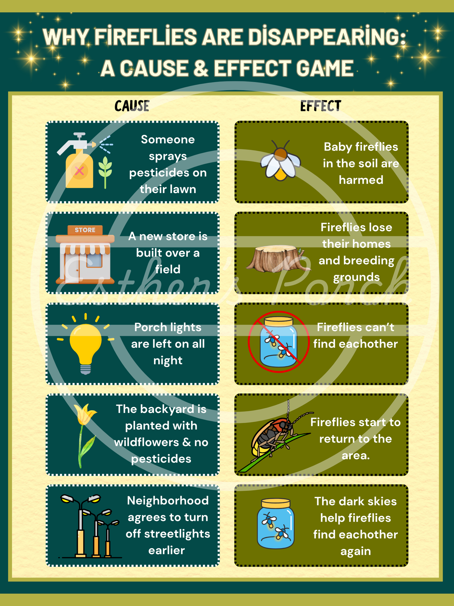 Firefly Learning Bundle – Posters, Habitat, Activities & Fun Facts