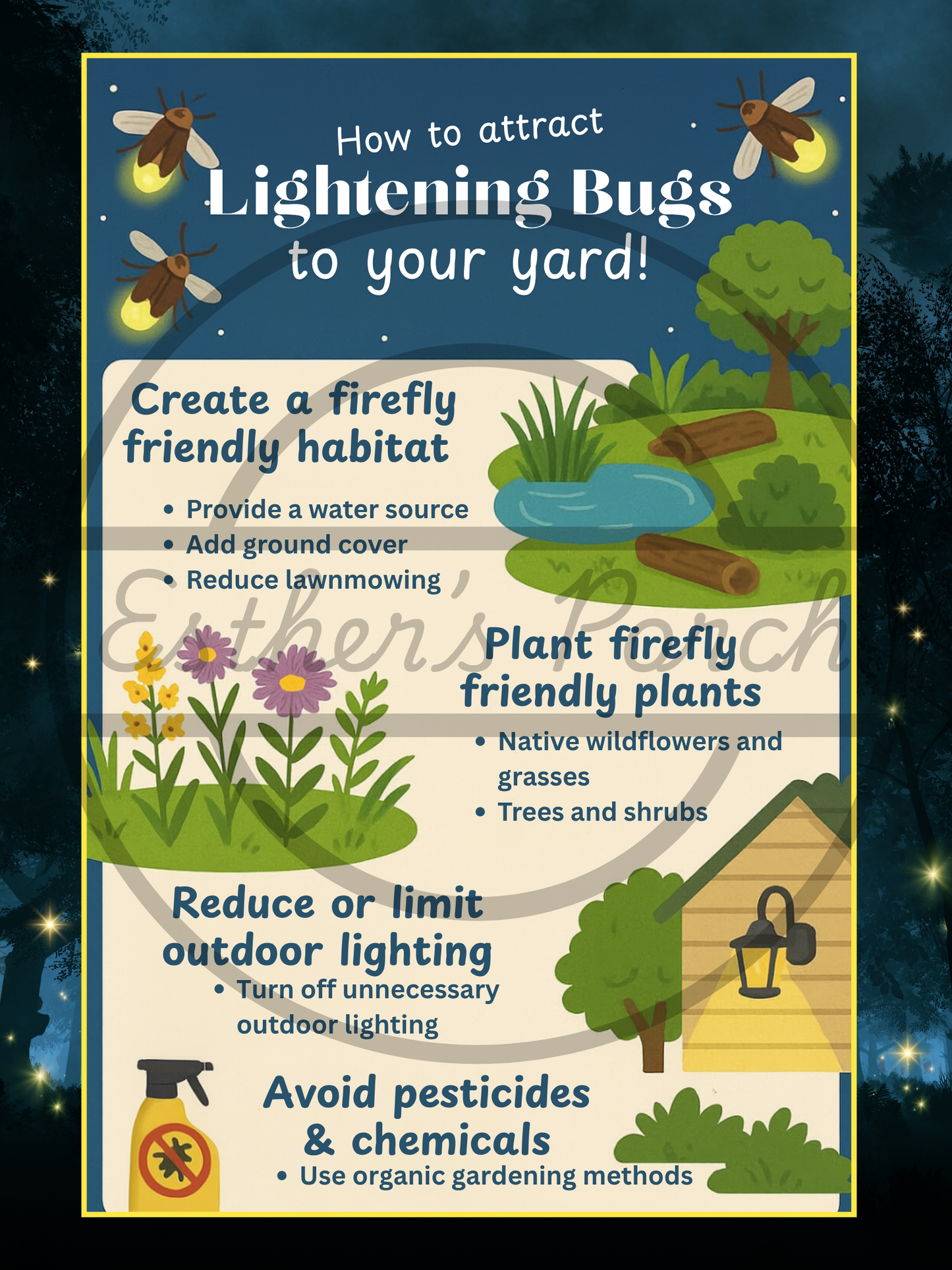 Firefly Learning Bundle – Posters, Habitat, Activities & Fun Facts
