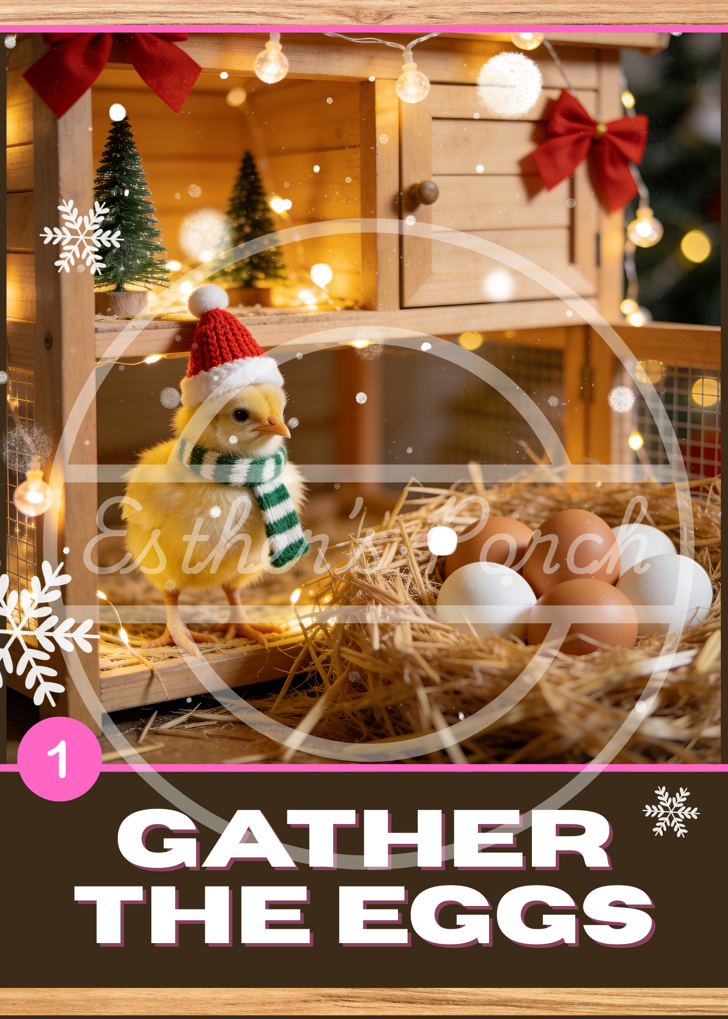 Chicken Coop Chaos Christmas Inspired - Dramatic Play Lesson