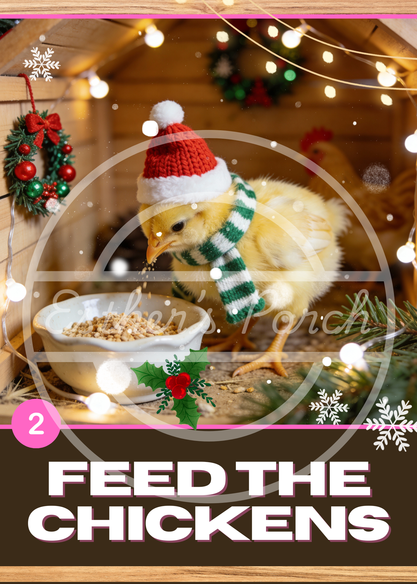 Chicken Coop Chaos Christmas Inspired - Dramatic Play Lesson